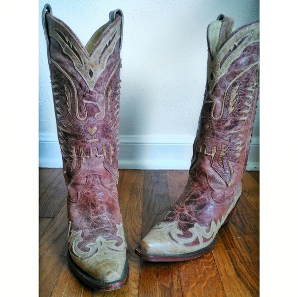 Corral Eagle Boots Western Cowboy Boots Size 5.5 - Picture 6 of 16